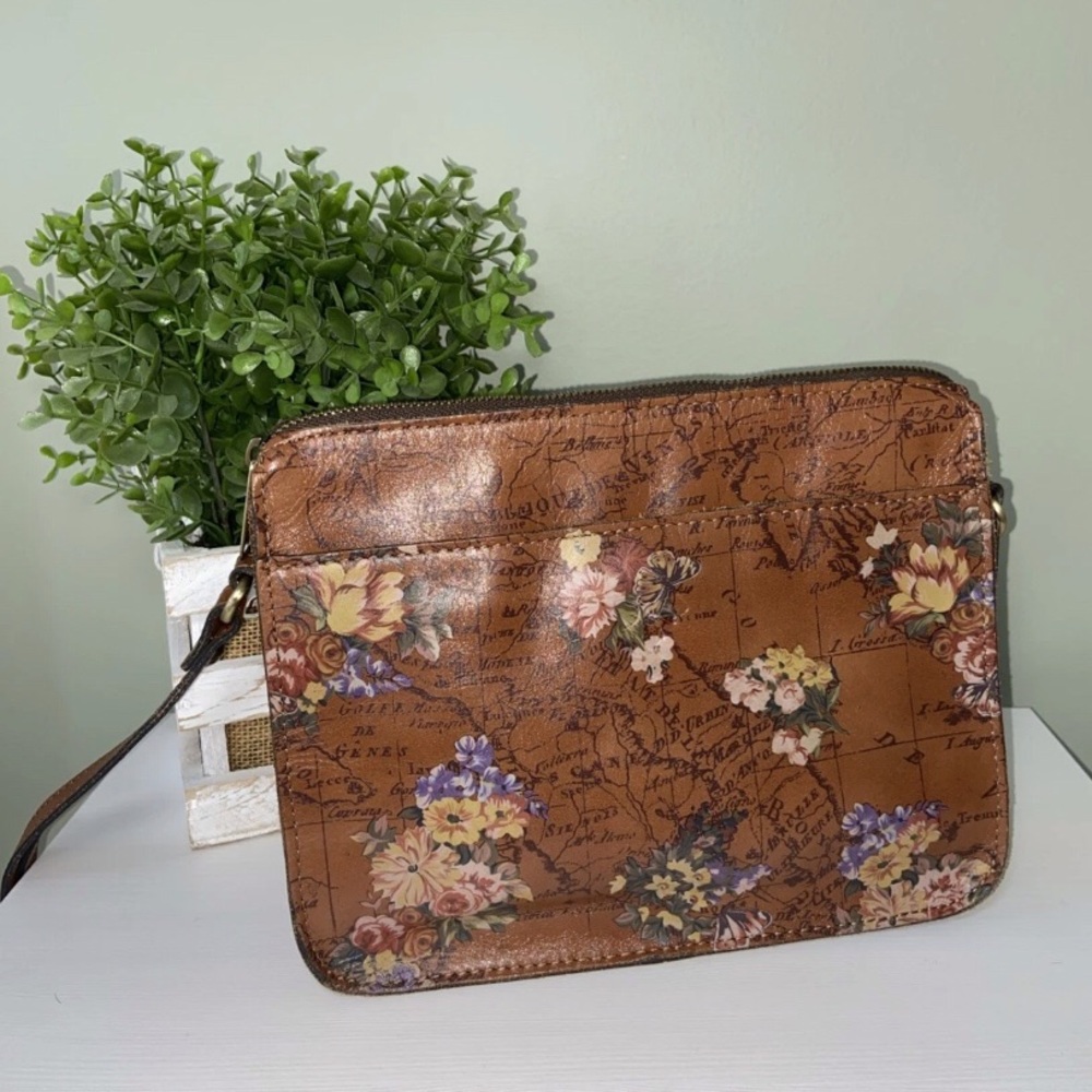 Patricia Nash Aveley Crossbody English Garden Map Purse Handbag